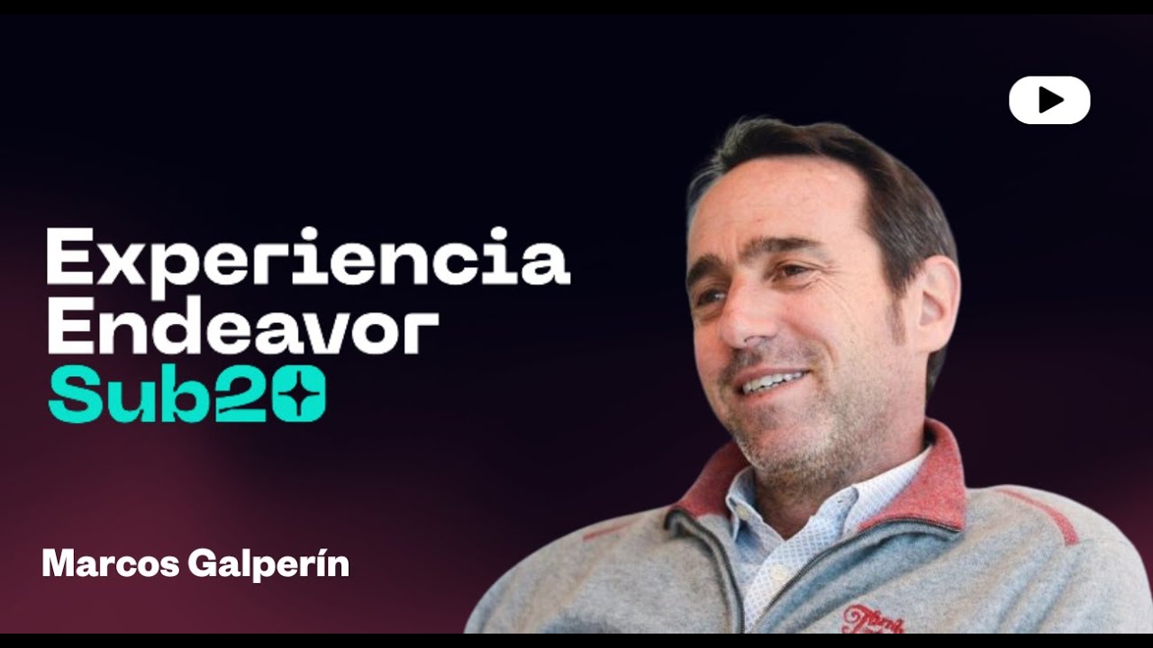 Marcos Galperin les habla a jóvenes en Experiencia Endeavor