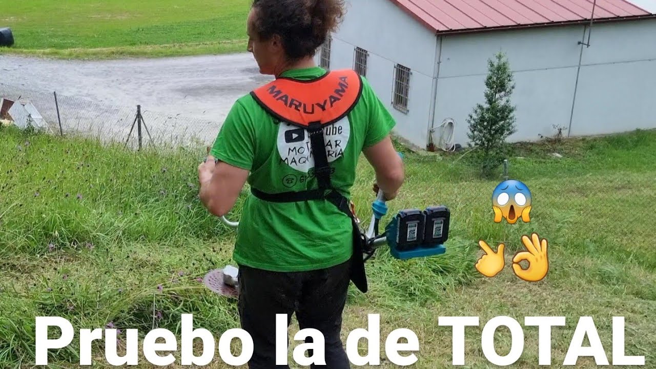 NUNCA utilices así la DESBROZADORA de BATERÍA