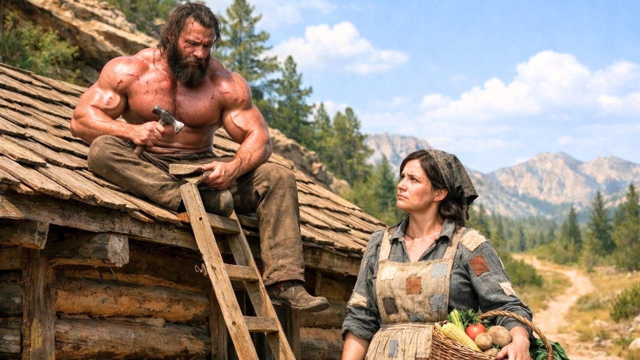 “I Didn’t Hire You!” She Shouted — The Mountain Man Repairing Her Roof Had A Reason