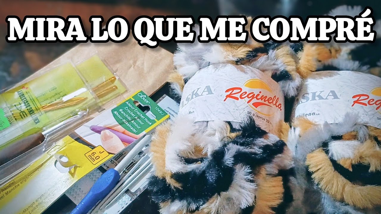 Acompáñame a ver lo que me compré en La Serena 🧶 Unboxing de crochet