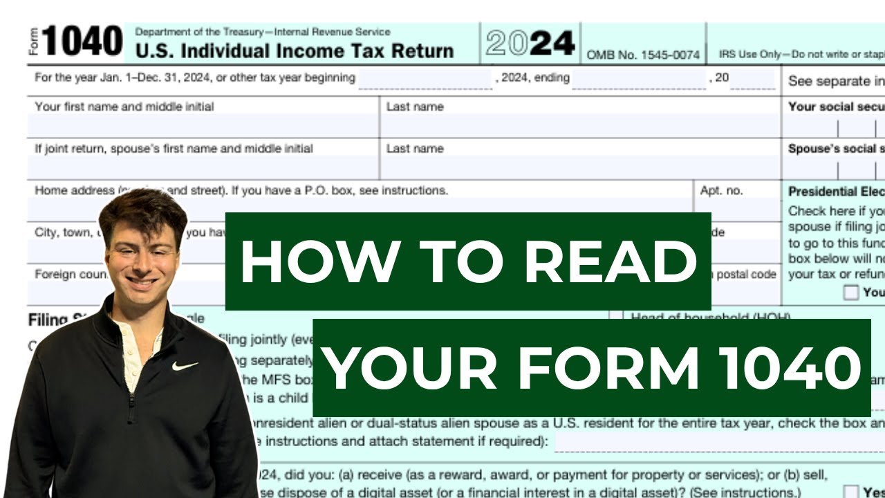 How to read your Form 1040 (walkthrough)