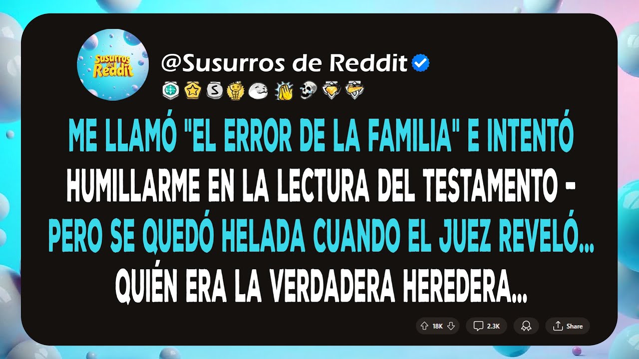 Mi Hermana Intentó Humillarme en la Lectura del Testamento – Pero Se Quedó Helada Cuando el Juez...