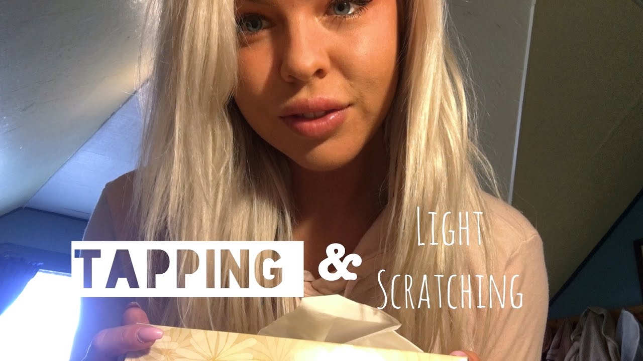 ASMR tapping on mr. kleenex box ^_^