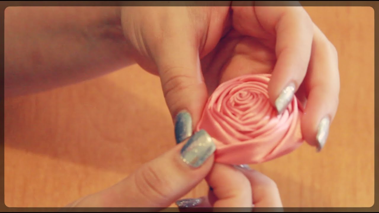 Flor de listón paso a paso/ Tutoriales