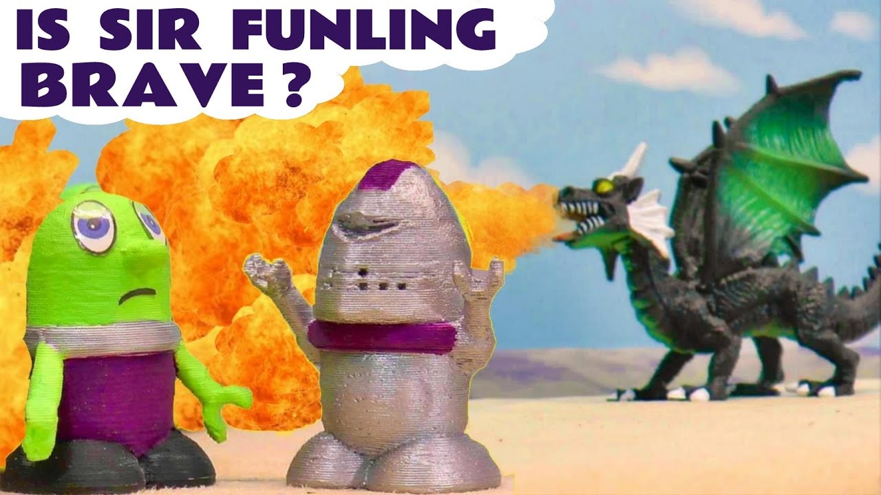 The Funlings Toys Adventure Story With A Dragon