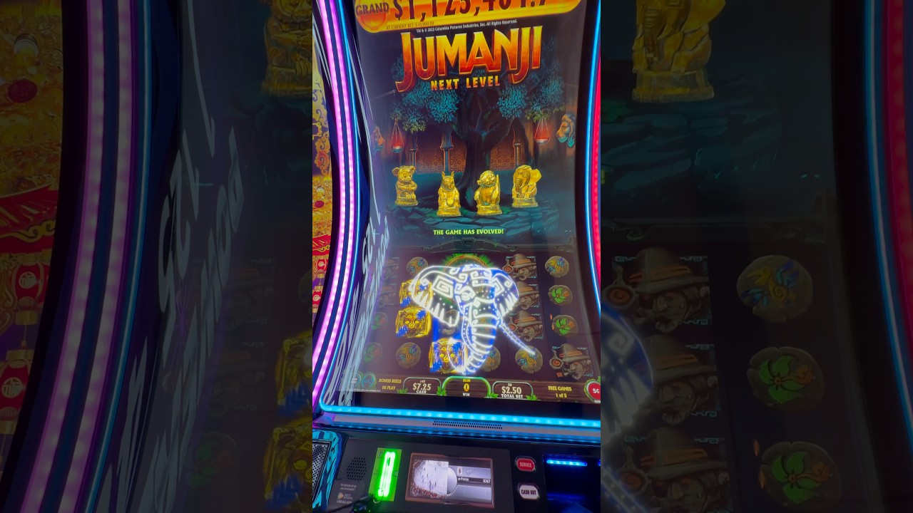 Не думал, что мы запустим бонусную игру в Jumanji! #казино #слоты #веселье #азартныеигры