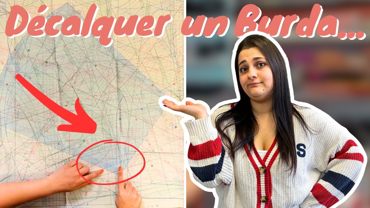 Comment décalquer un patron Burda facilement ?