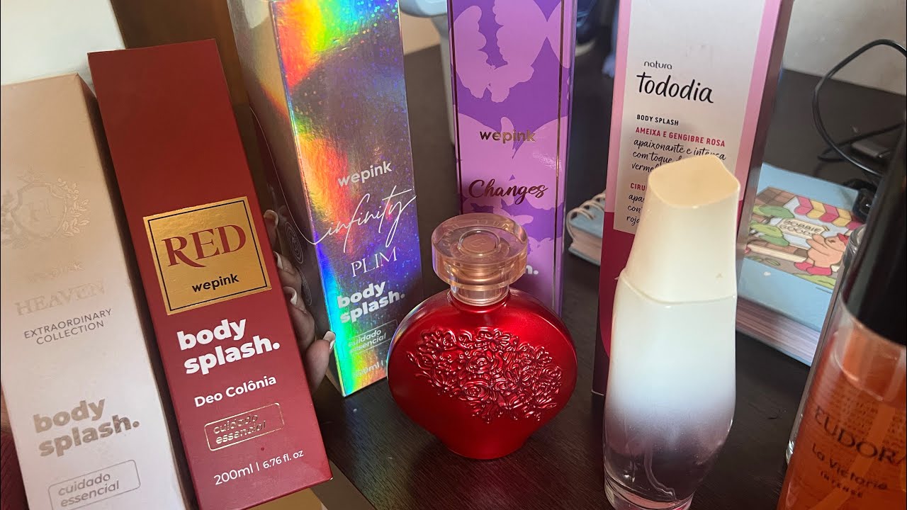 ASMR-Mostrando meus perfumes e Body Splash