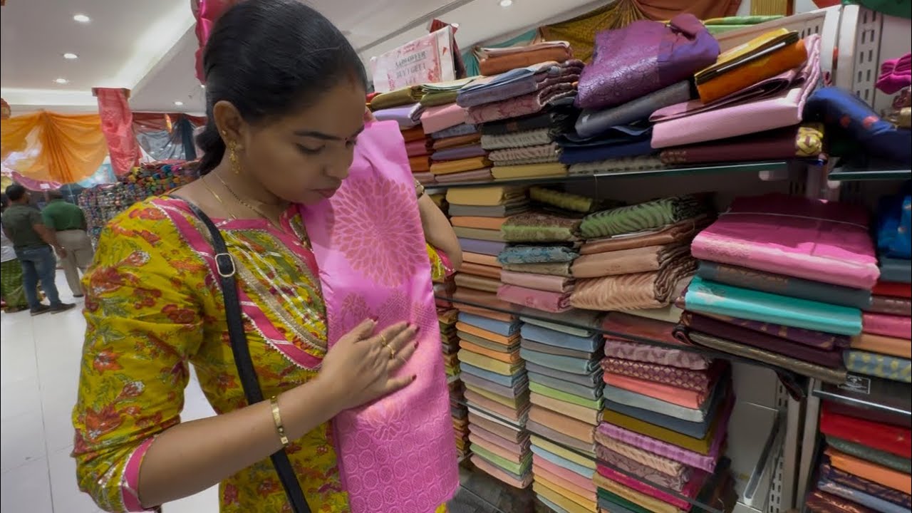 Padi Saravana Stores Rs.550 Super Soft Silk combo 2pcs Varamahalakshmi Saree New Arrivals Aadi Offer