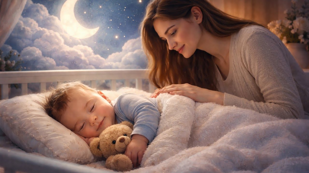 Prayer Lullaby for Children | God Bless My Kids While They Sleep | Peaceful Baby Sleep Music