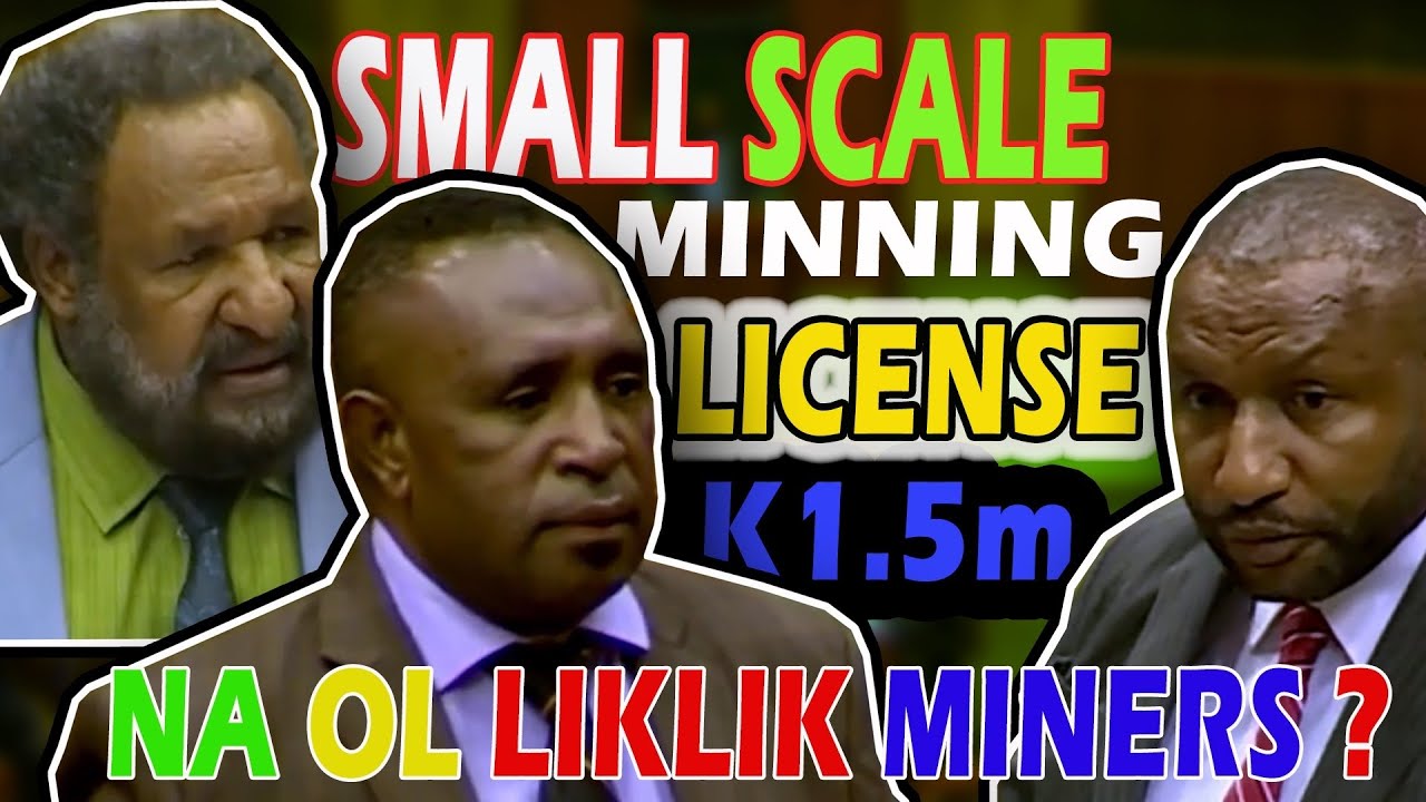 SHOCKING LICENSE FEE | PNG MP Marsh Narawec Confronts Government on K100,000 Alluvial Mining Law 