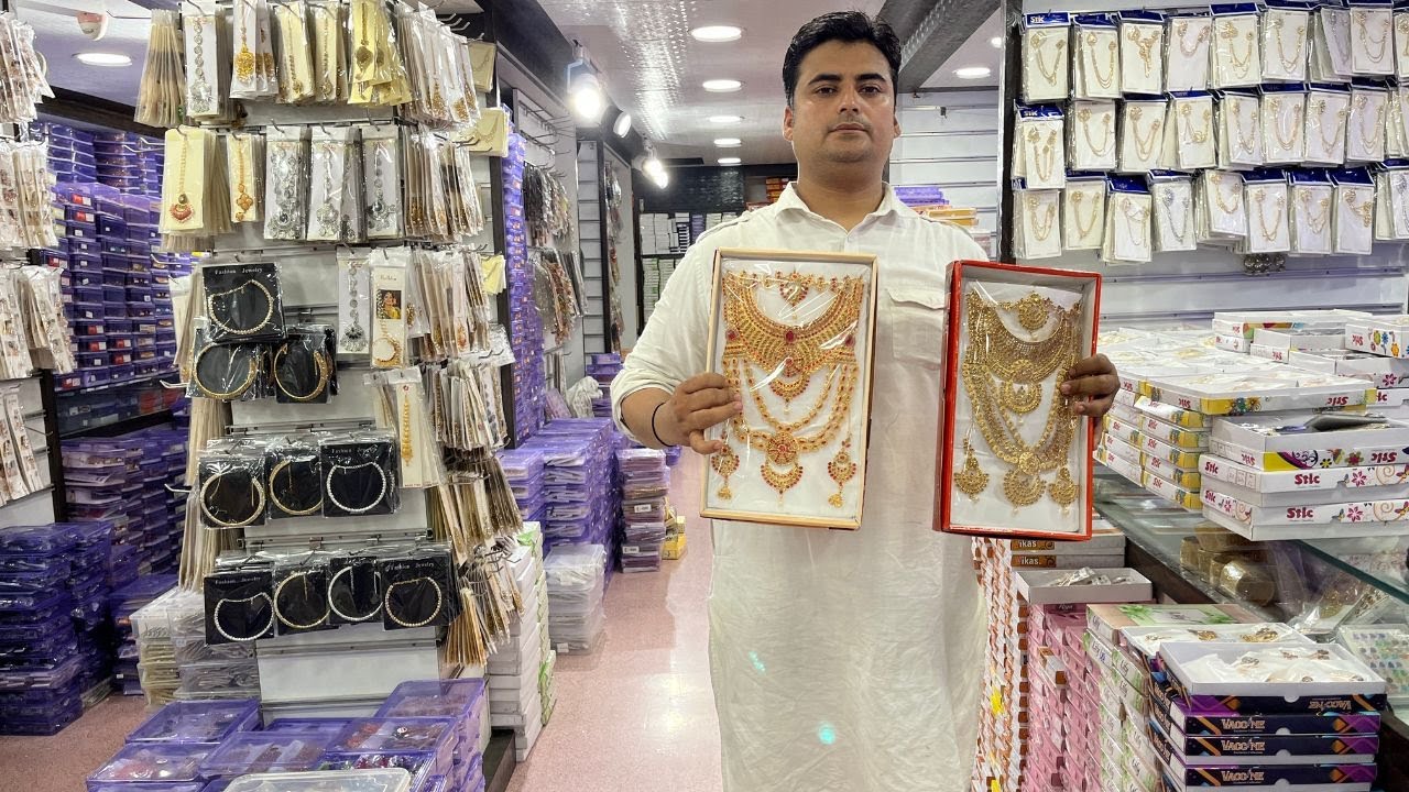 Biggest Imitation Jewellery Wholesale Market in Kolkata, Canning Street