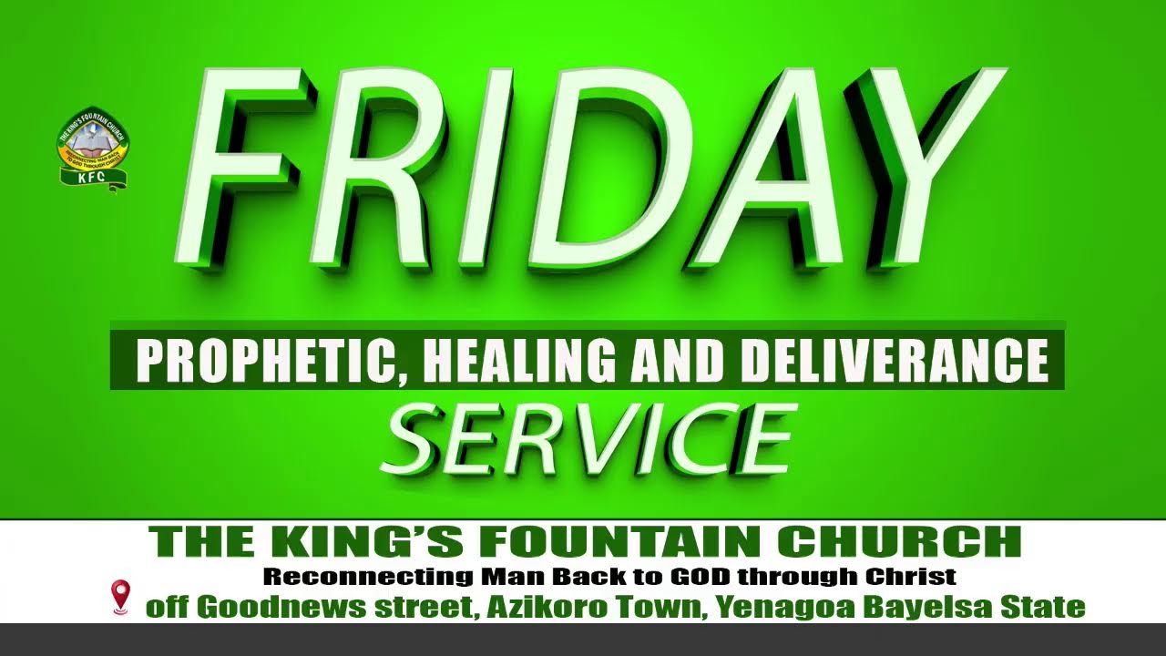 FRIDAY PROPHETIC HEALING AND DELIVERANCE SERVICE 27/02/2026.