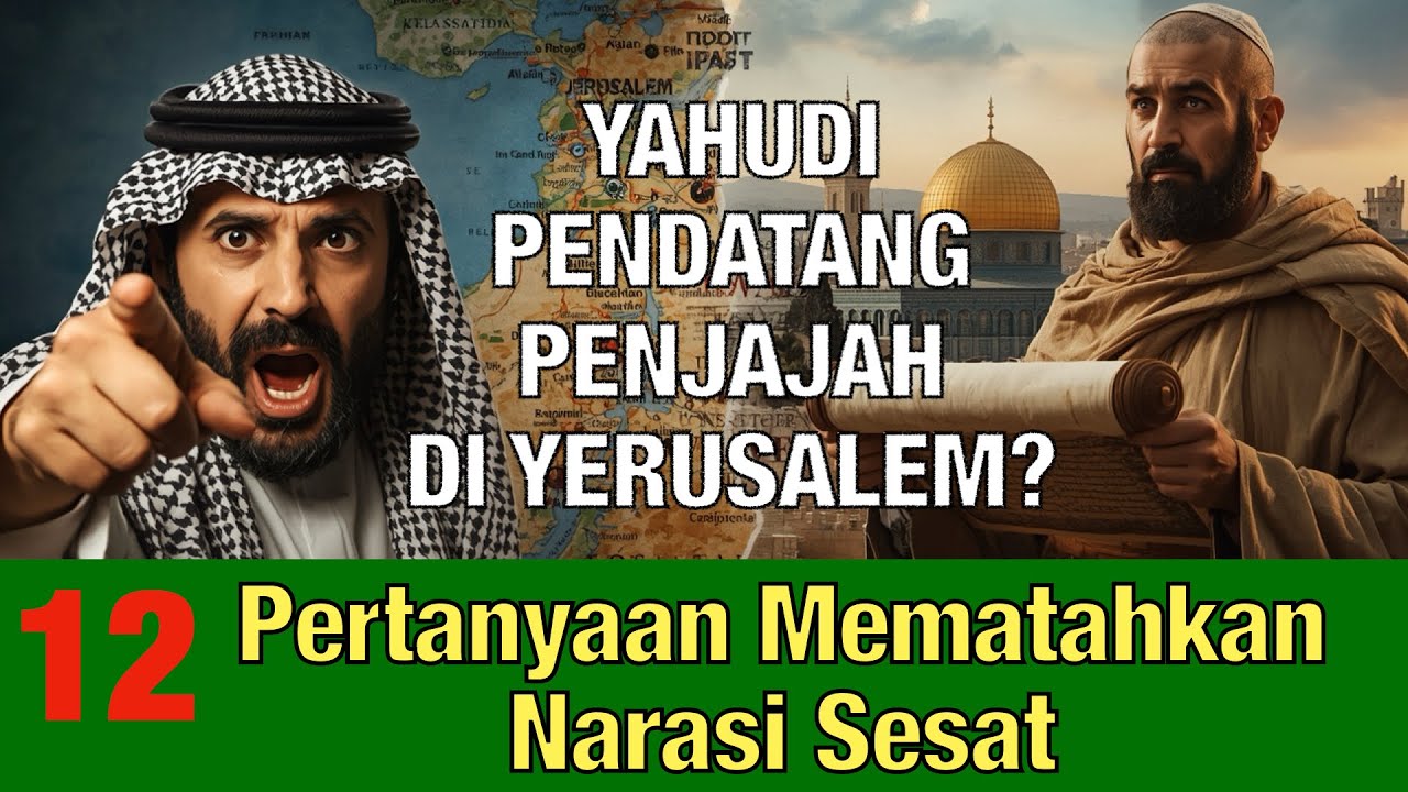 BENARKAH YAHUDI- ISRAEL PENDATANG DAN PENJAJAH DI YERUSALEM?  CEK FAKTANYA ⁉️