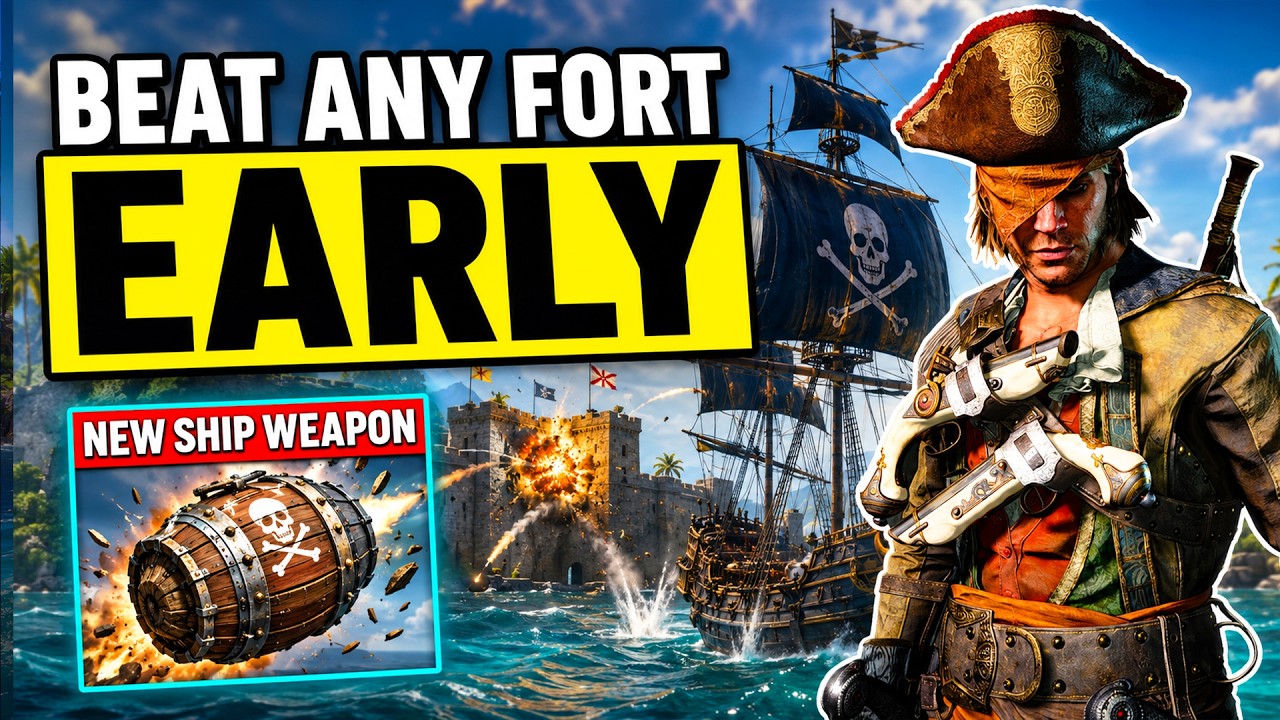 How To Beat Any Fort EARLY In Black Flag Resynced