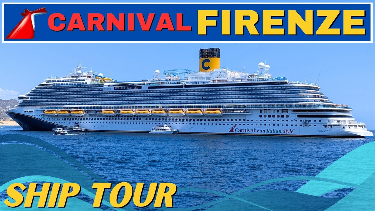 Carnival Firenze Ship Tour - Full Walk-Through 🚢
