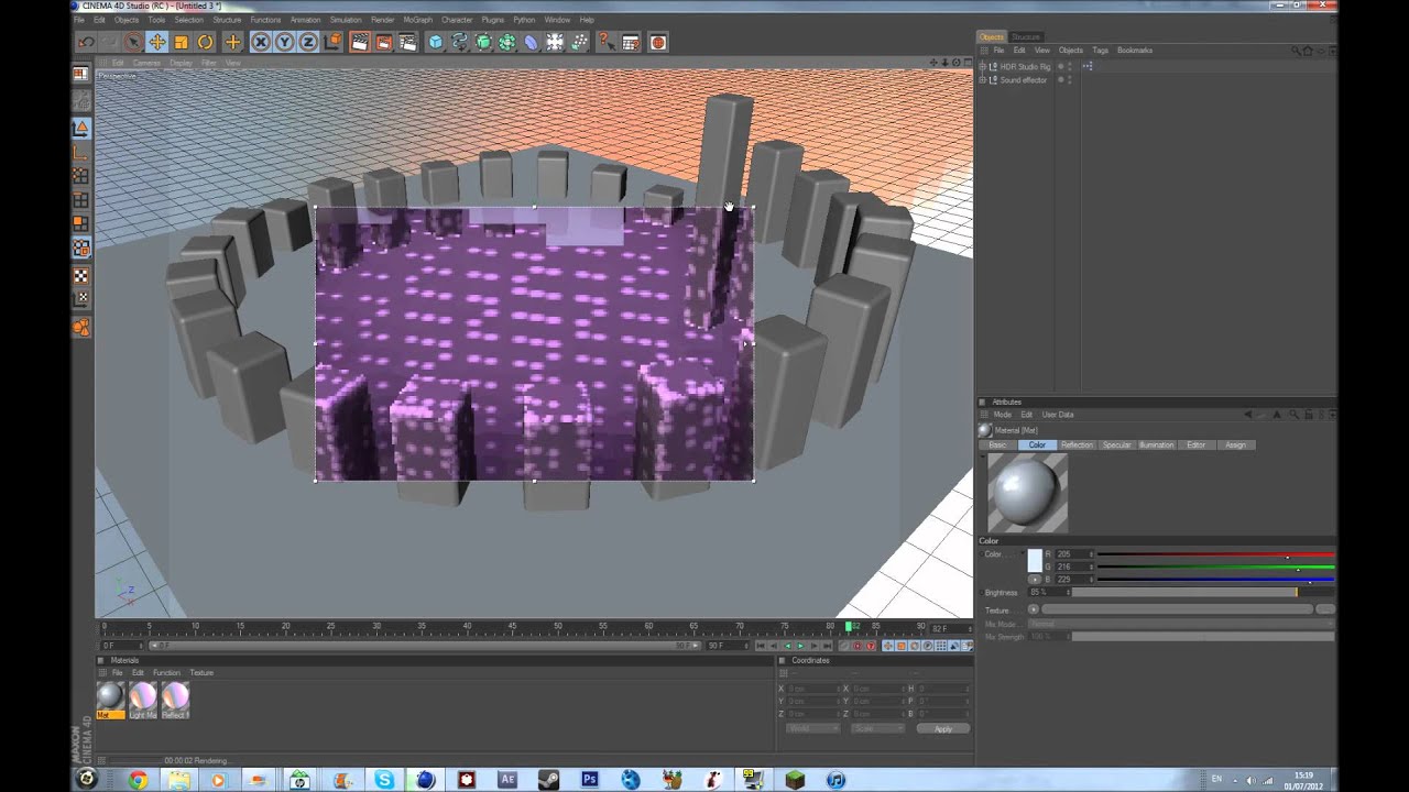 C4d Sound Effector Tutorial