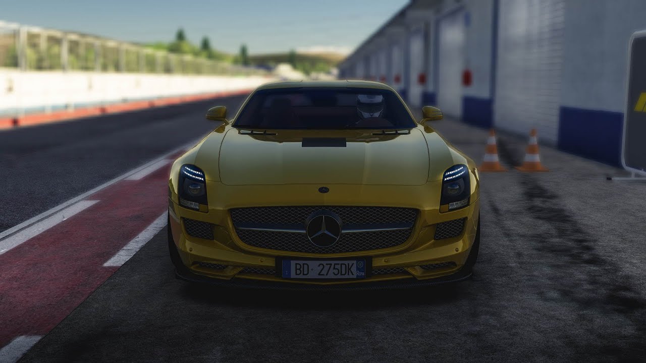 CRAZY LOUD Mercedes SLS AMG - Assetto Corsa (Logitech G29)
