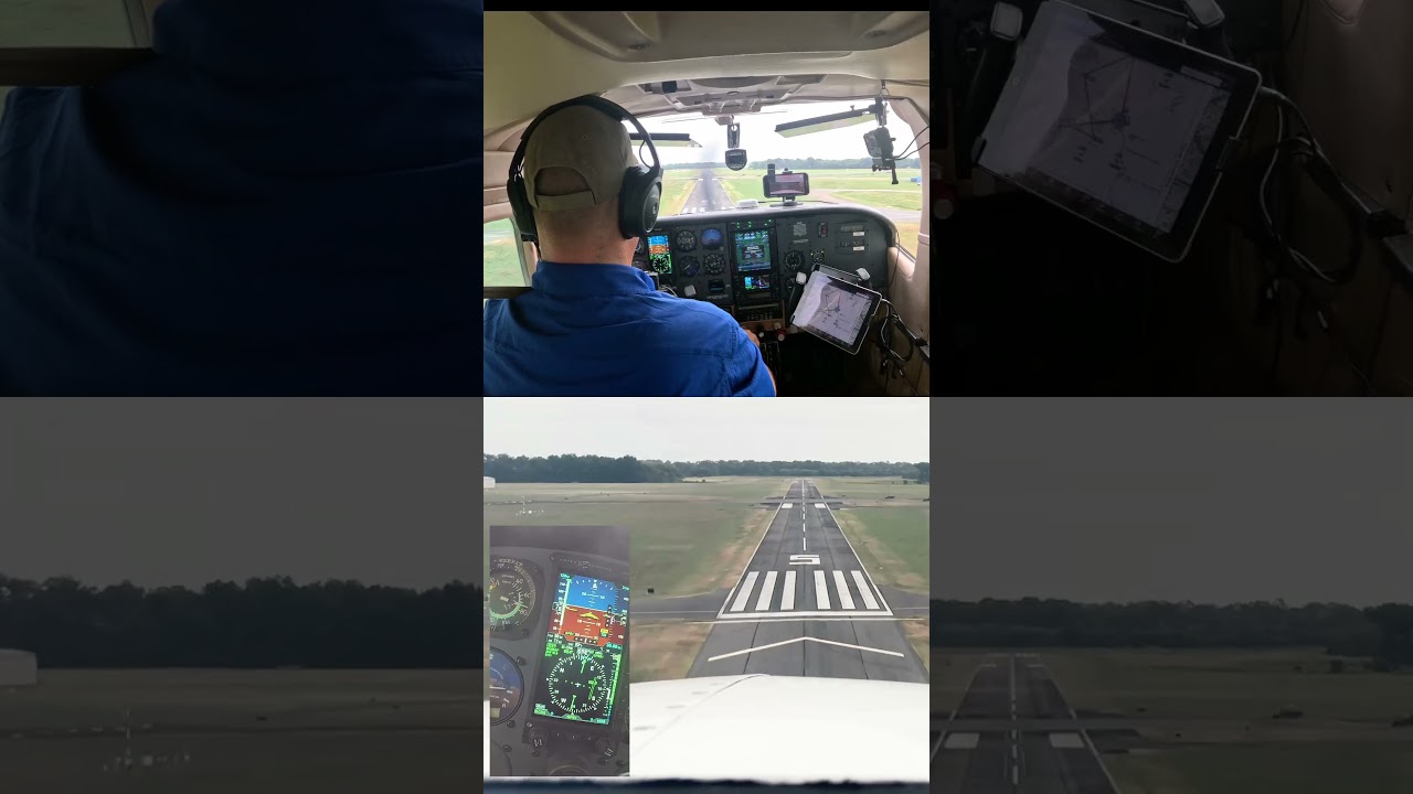 Smooth Landing Cessna 210 Centurion #aviation #generalaviation #shorts
