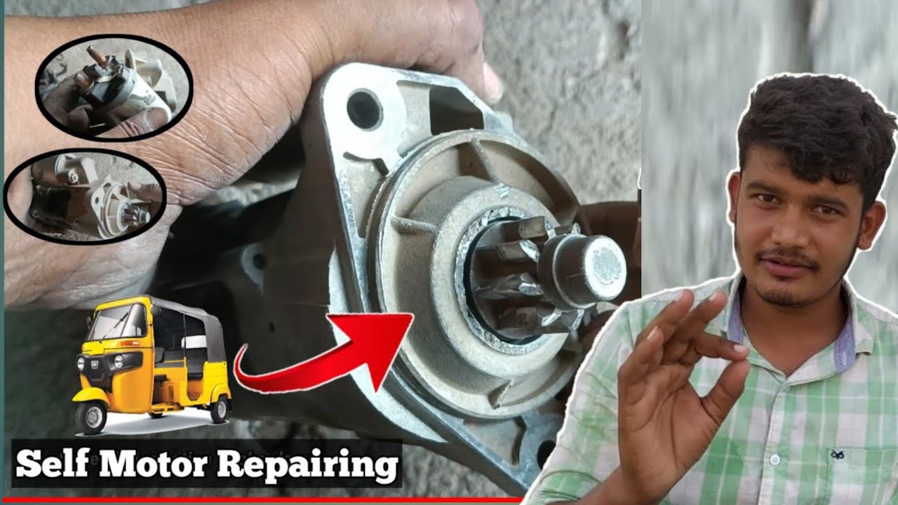How to repair auto self motor part 2 ! How to repair auto self motor Mico Bosch ! Naveed Electration