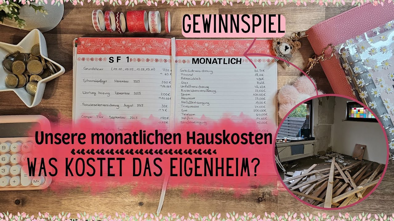 Was kostet ein Eigenheim ? 🏠 Ich teile alle unsere Kosten mit euch🌼 Unser Traumhaus Teil 1
