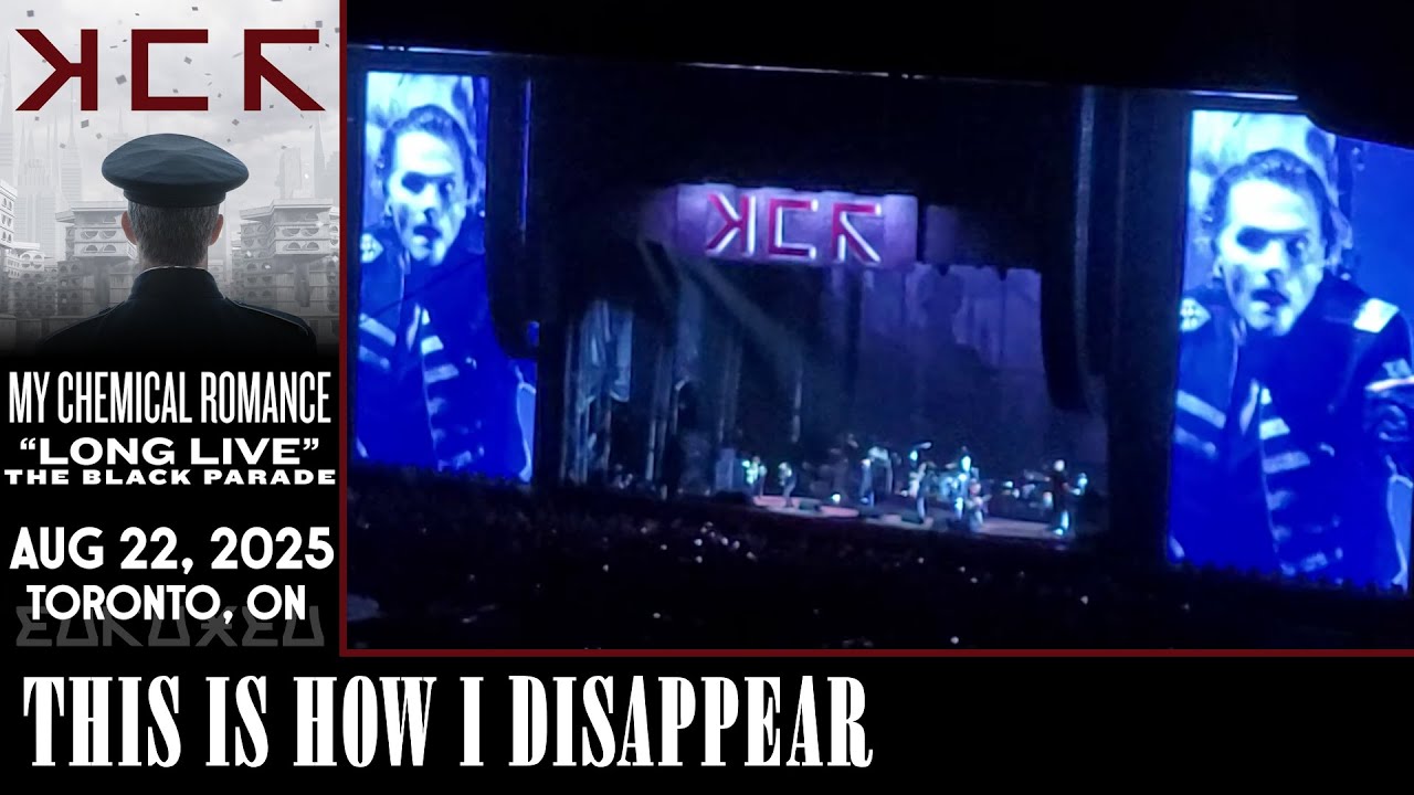 My Chemical Romance - This Is How I Disappear | Live; Toronto (22-08-2025)
