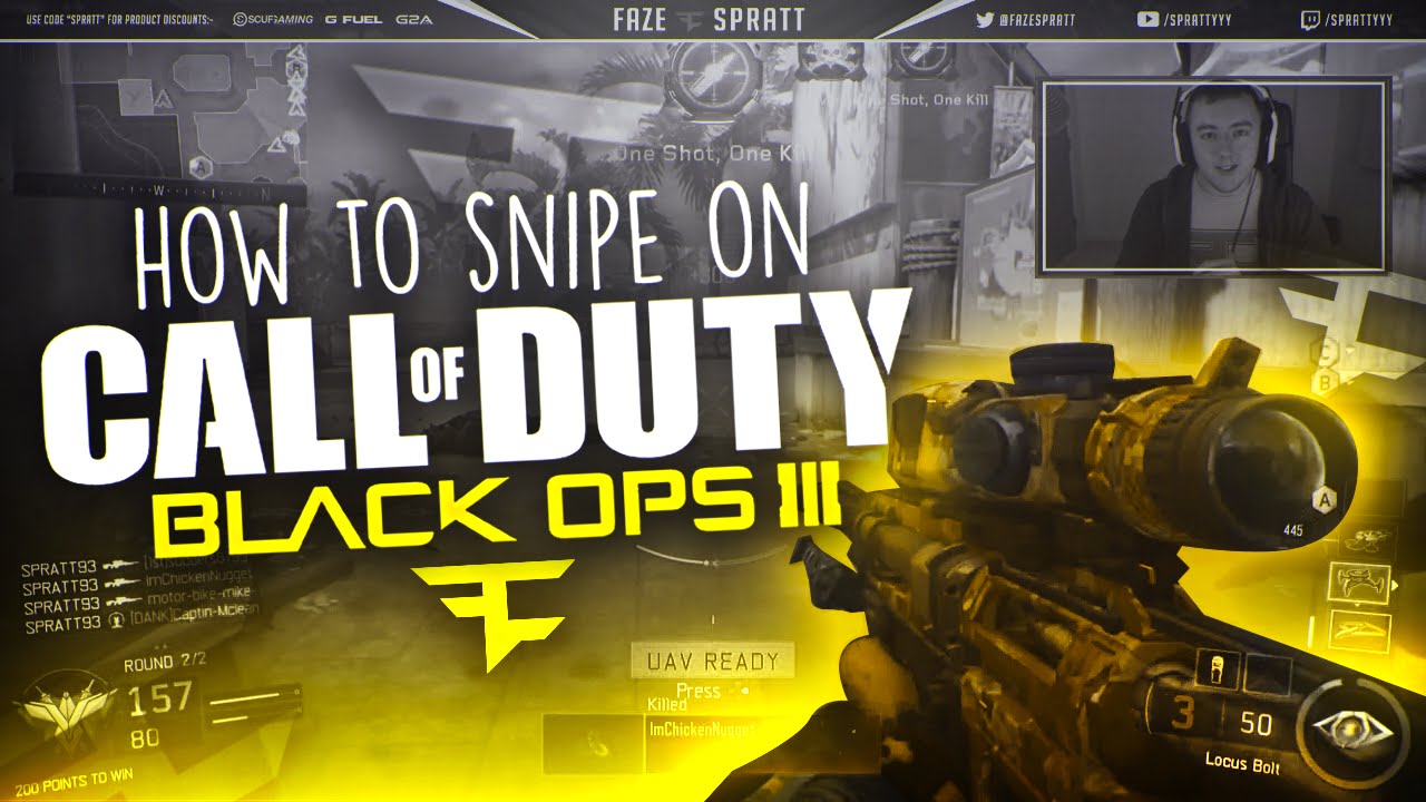 How to Snipe on Black Ops 3 with FaZe Spratt