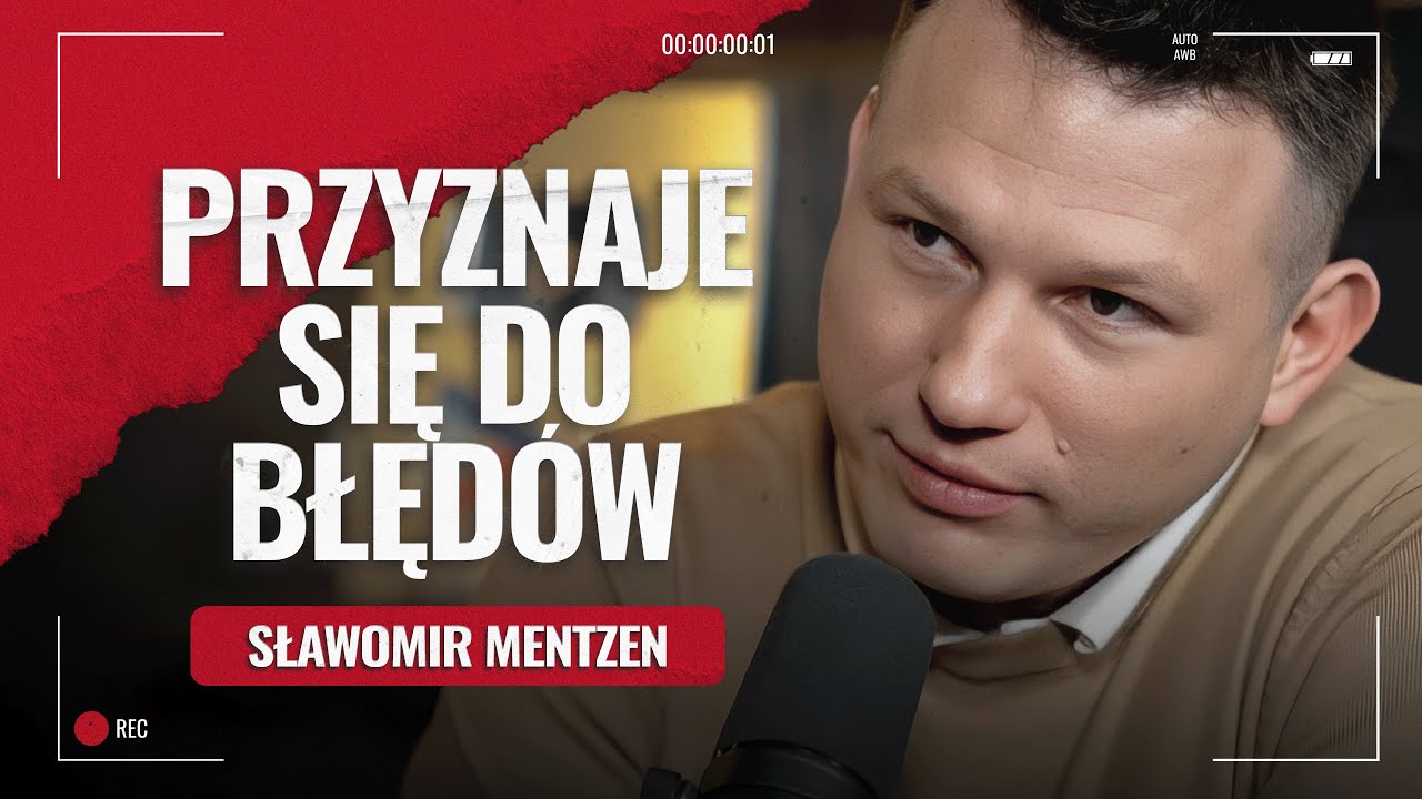 Sławomir Mentzen PIERWSZY RAZ przyznaje się do błędów