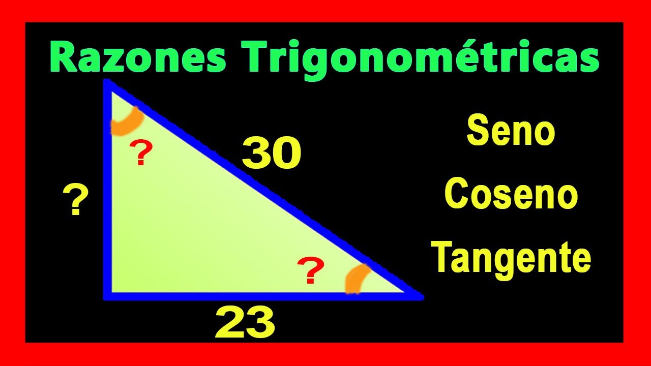 ✅👉 Como Calcular ANGULOS internos de un Triangulo Rectangulo