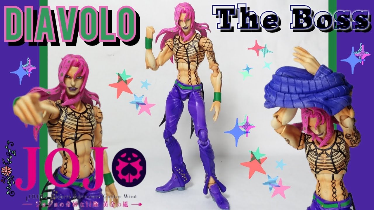 Medicos Super Action Statue Diavolo Unboxing And Review! Jojos Bizarre Adventure