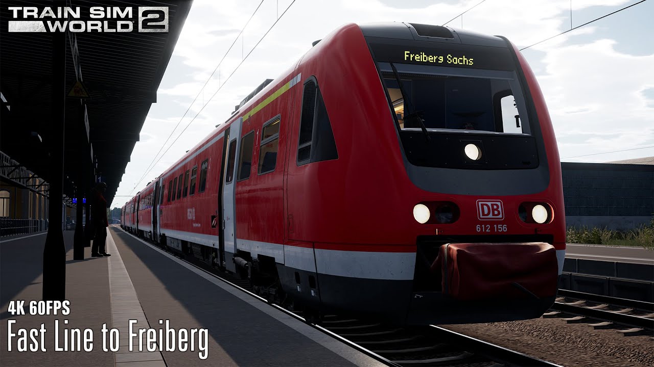Fast Line to Freiberg - Tharandter Rampe - BR 612 - Train Sim World 2