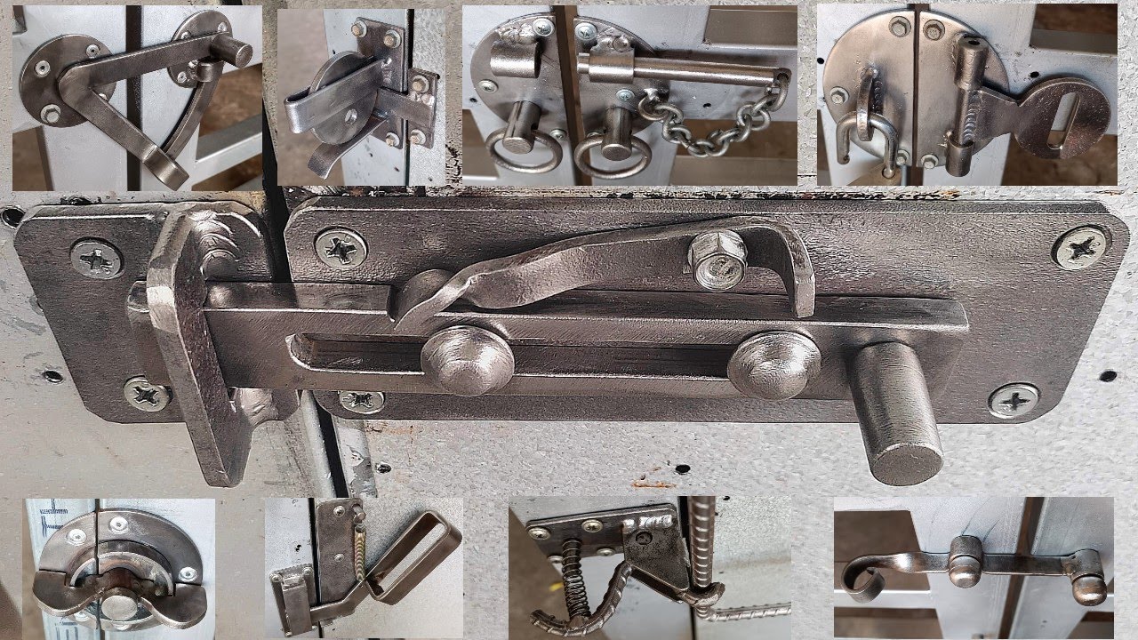 Top 9 ý tưởng chốt cửa tự chế tuyệt đẹp. Top 9 beautiful homemade door latch ideas.