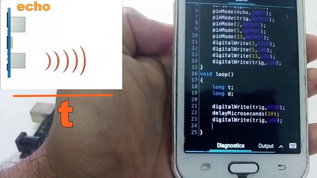 Sensor Ultrasonico  con Arduino UNO