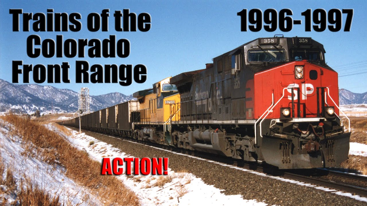 1996-1997 Trains of the Colorado Front Range, ATSF, BN, BNSF, EMD, LMX, SP, UP, Ski Train, Amtrak
