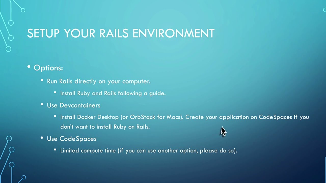 Rails 8 - Part 1 - Setup