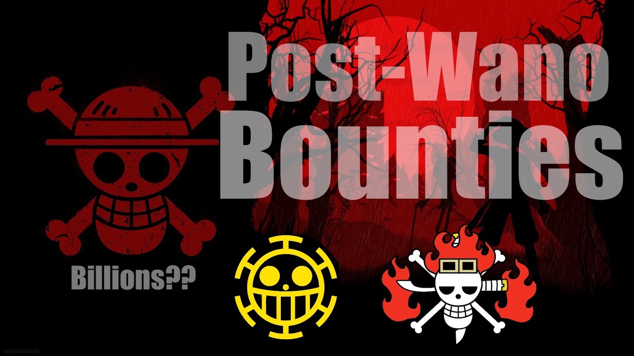 Strawhat Bounties After Wano