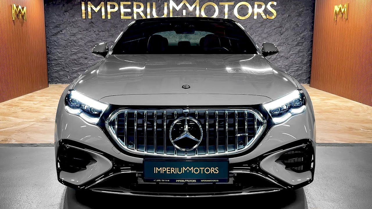Mercedes-AMG E53 2025 года — высокотехнологичный спортивный седан!
