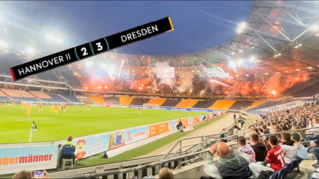10.000 Dresdner nehmen Niedersachsenstadion ein😮 | Hannover 96 II 2:3 Dynamo Dresden | Stadionvlog