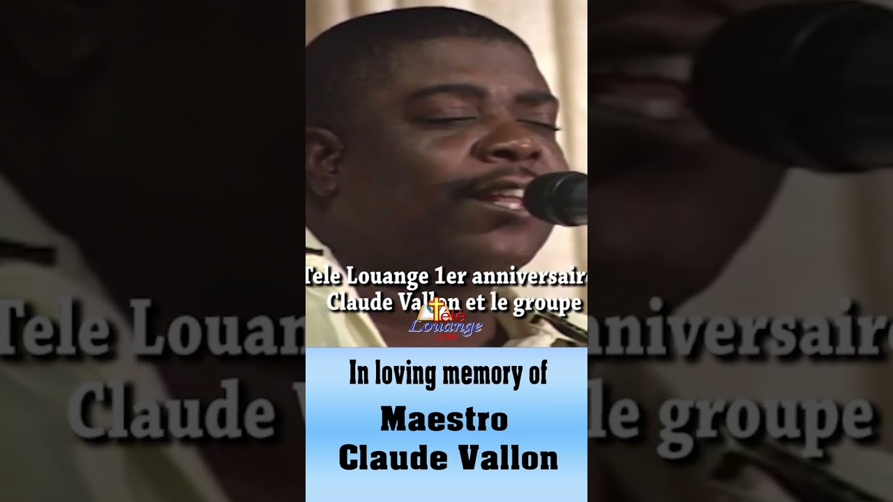 Maestro Claude Vallon  au 1er anniversaire se Tele Louange en  Juin 2009.