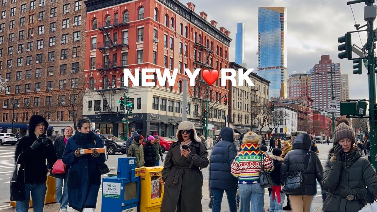 [4K]🇺🇸NYC Walk🗽Freezing Saturday on Upper West Side, New York City 🚕Walking in Manhattan | Jan 2025