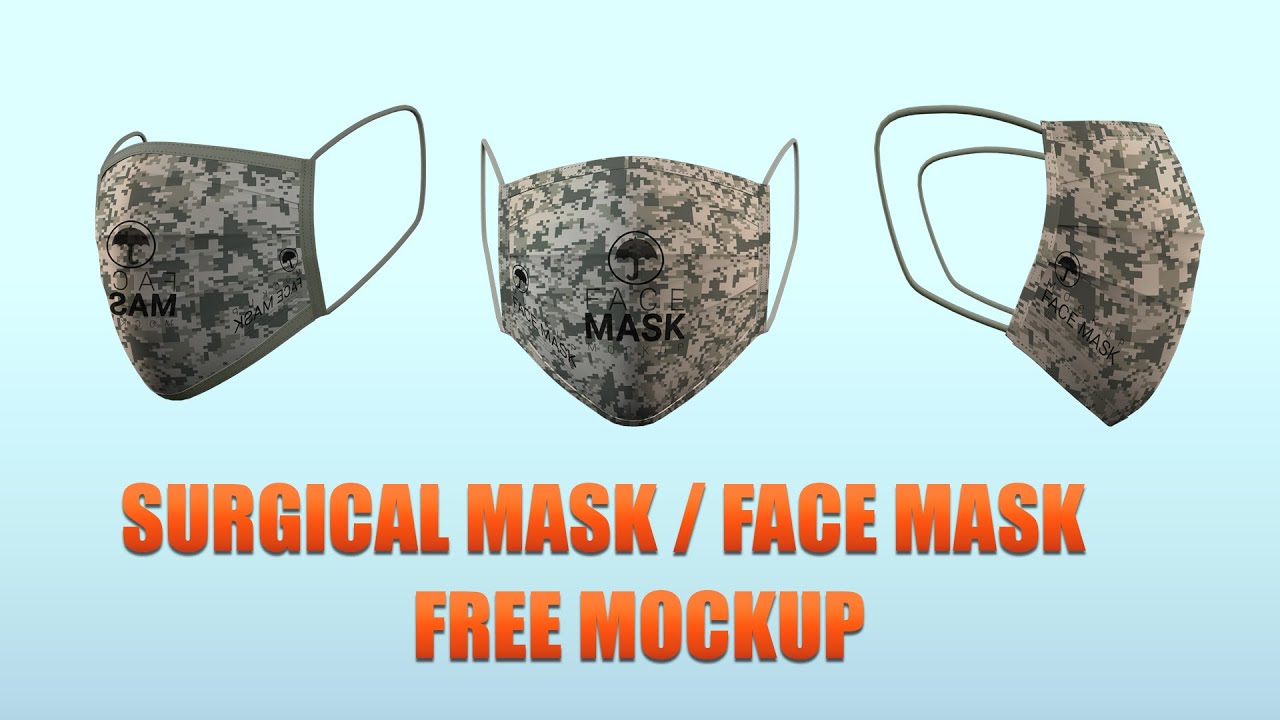 Surgical Mask / Face Mask Mockup v.1 | Free Download