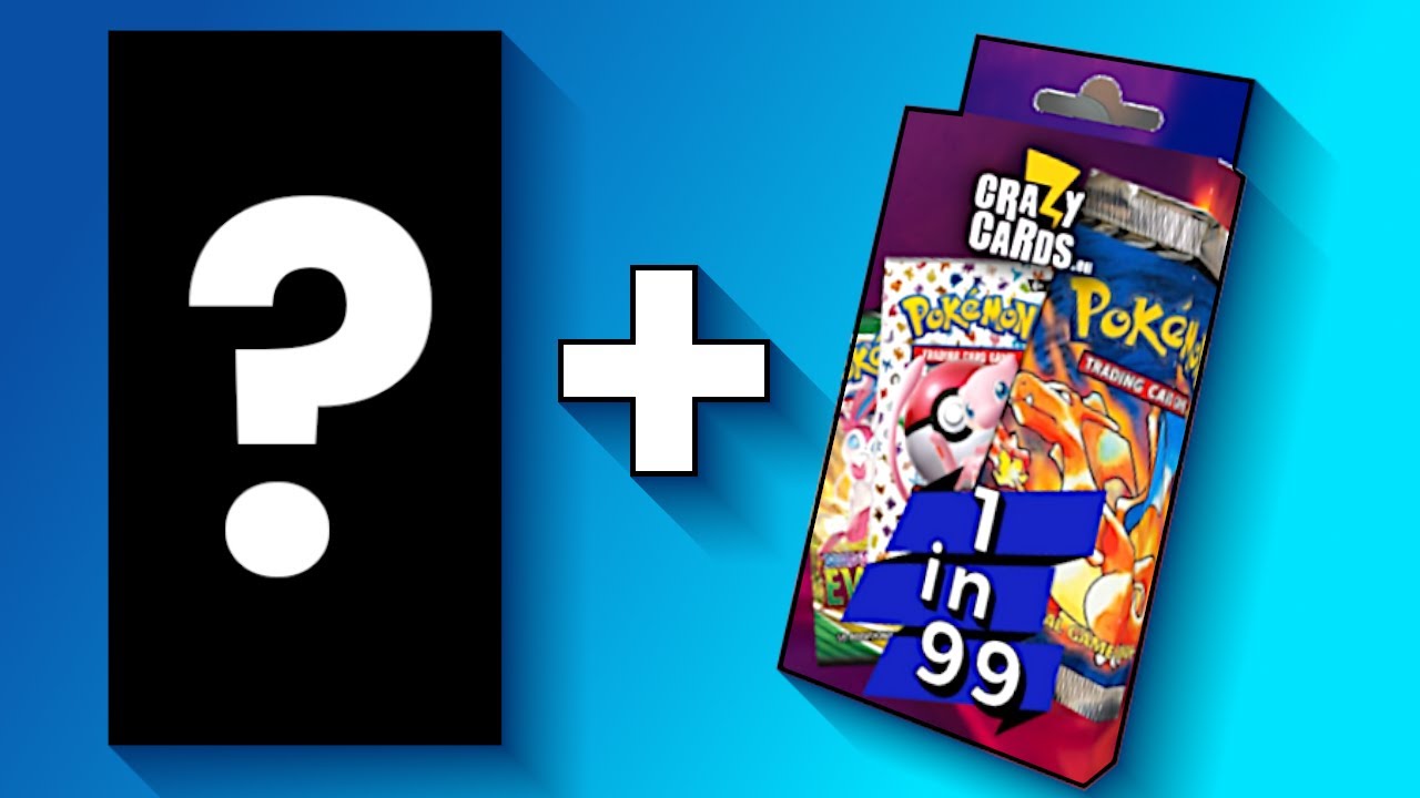 SPECIAL Booster + 1 in 99 Pokémon Mystery Box von Crazy Cards #pokemontcg #pokemonopening
