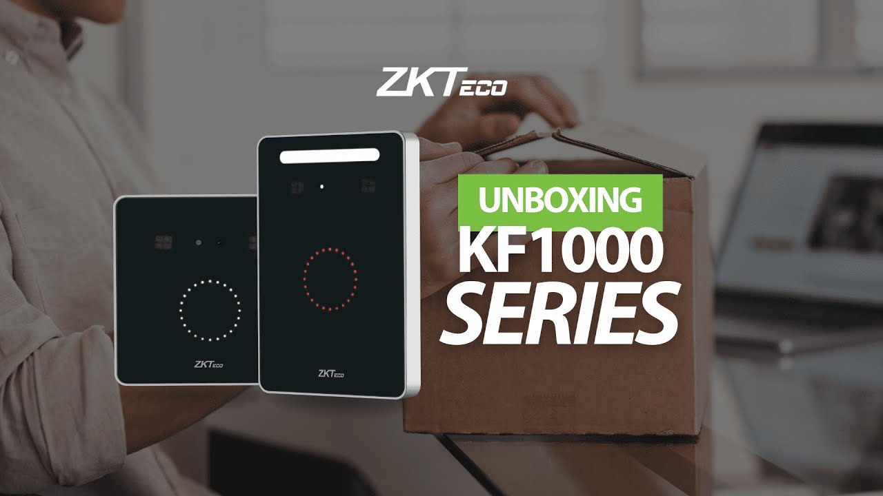 Unboxing Serie KF1000 ZKTeco latam