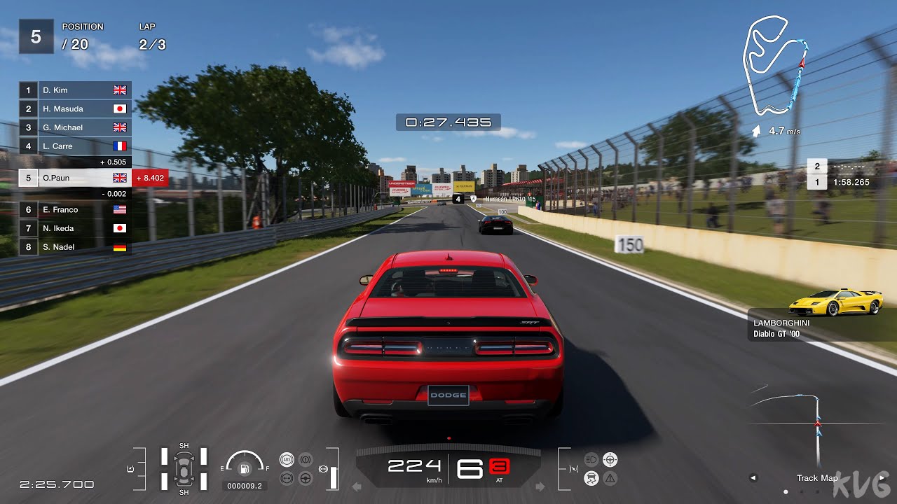 Gran Turismo 7 - Dodge Challenger SRT Demon 2018 - Gameplay (PS5 UHD) [4K60FPS]