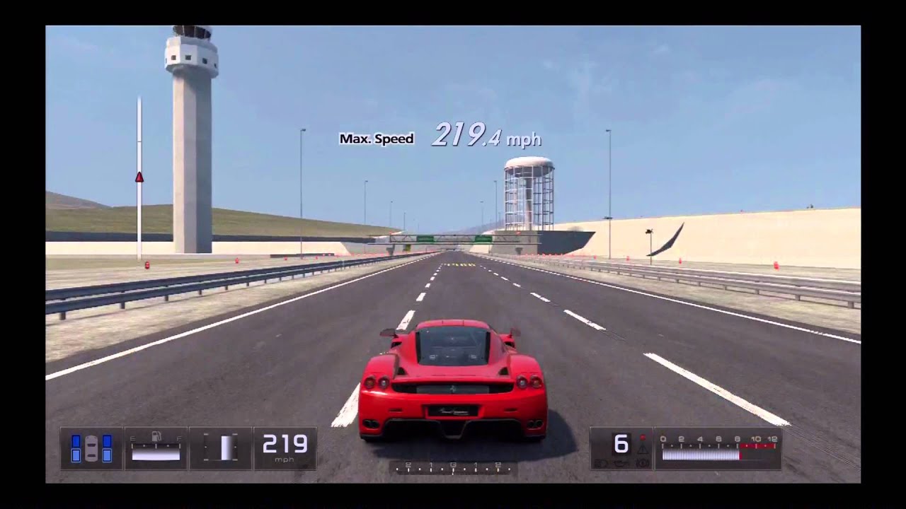 Gran Turismo 5 Speed Test Enzo Ferrari '02