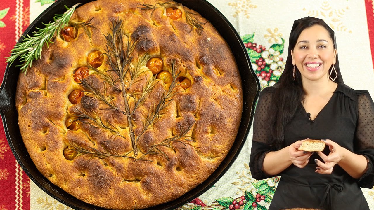 Christmas Tree Bread (Greek Lagana Bread)