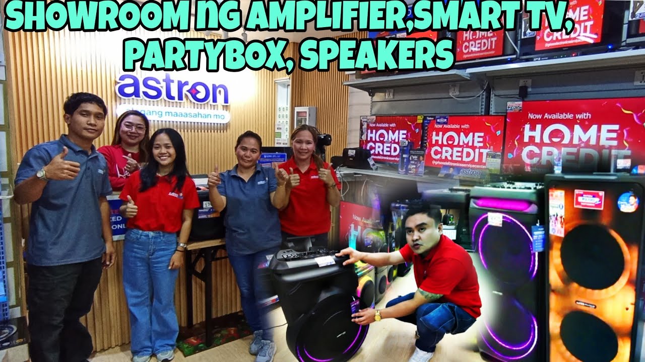 BAGONG TUKLAS| NAPAKALAKING SHOW ROOM  na may SERVICE CENTER AMPLIFIER,SPEAKER SMART TV, PARTYBOX