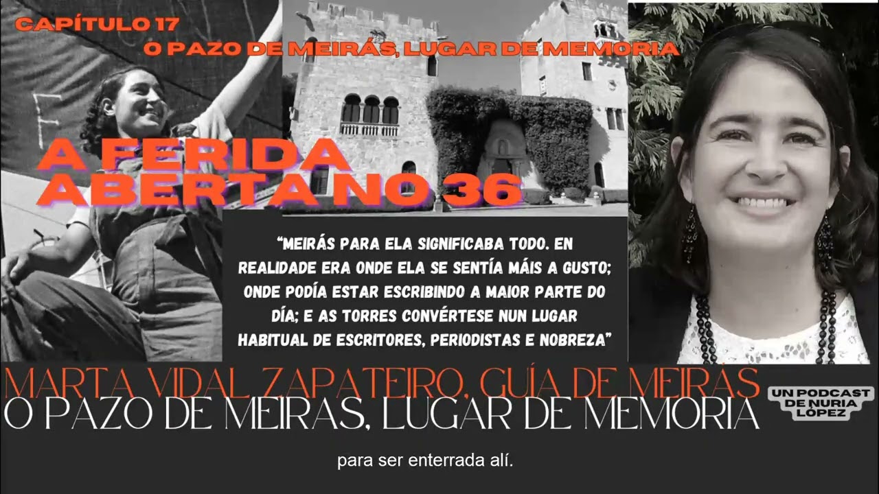MEIRAS.  MARTA VIDAL, guía do Pazo de Meirás