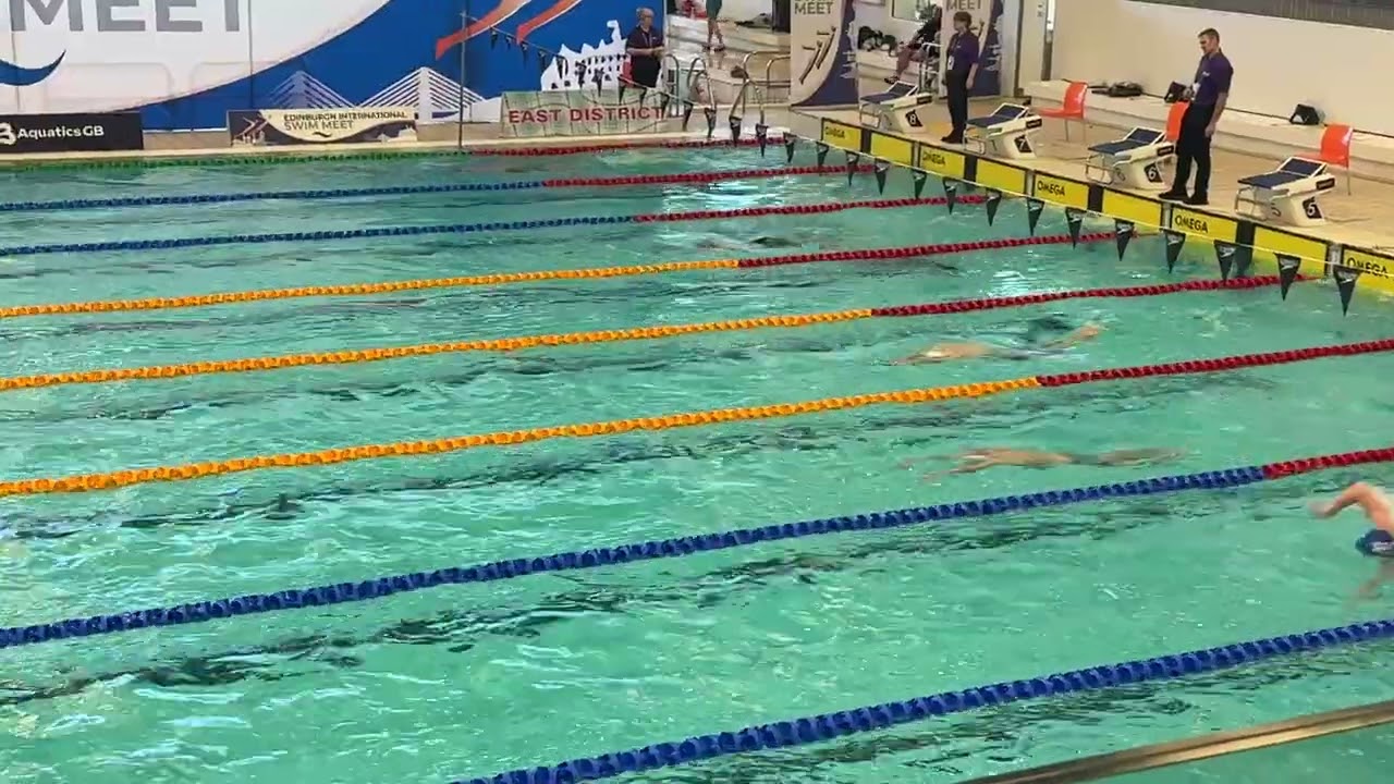 Edinburgh International 2026 Team Utmost IOM - Zack Bellhouse - 100 free Heat - 0.01 sec PB