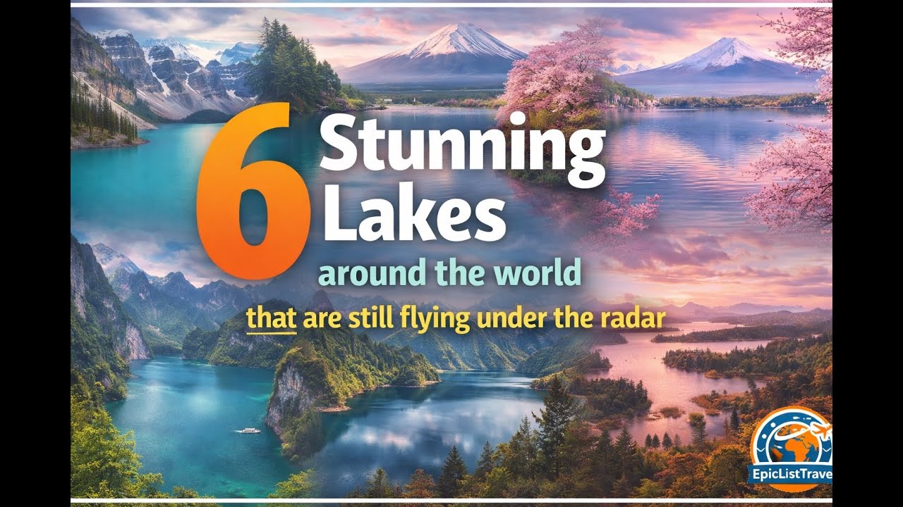 6 Stunning Lakes around the world that are still flying under the radar